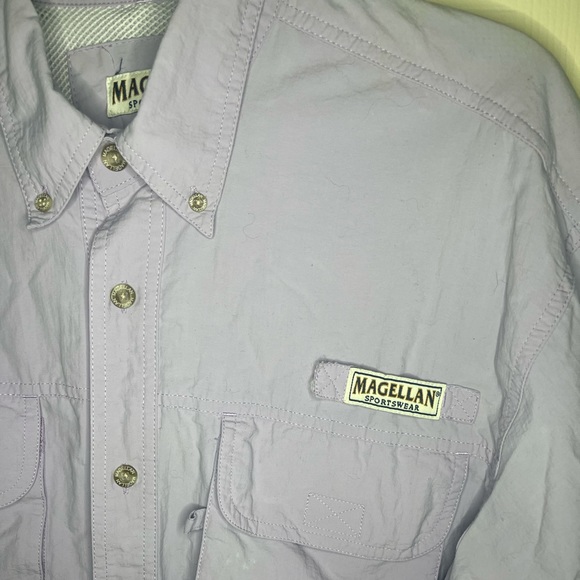 Men’s Magellan Fishing Short Sleeve Button Down Shirt Size Large - Picture 2 of 8